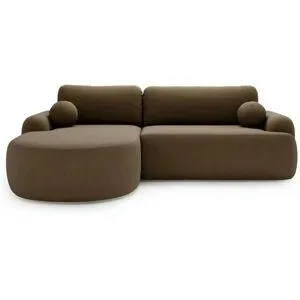 GrainGold Ecksofa  Aurio ¦ braun ¦ Maße (cm): B: 261 H: 91