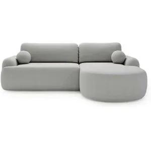 GrainGold Ecksofa  Aurio ¦ grau ¦ Maße (cm): B: 261 H: 91