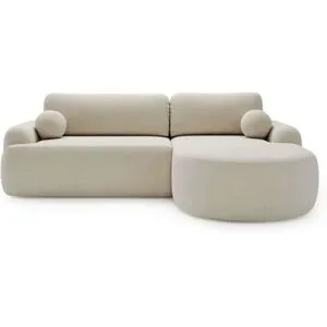 GrainGold Ecksofa  Aurio ¦ beige ¦ Maße (cm): B: 261 H: 91