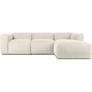 KONSIMO Ecksofa  Buffo ¦ creme ¦ Maße (cm): B: 285 H: 73