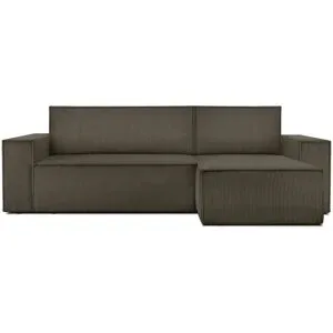 KONSIMO Ecksofa  Napi ¦ braun ¦ Maße (cm): B: 262 H: 89