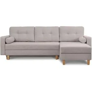 KONSIMO Ecksofa  Eriso ¦ grau ¦ Maße (cm): B: 240 H: 75