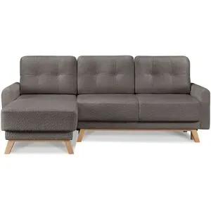 KONSIMO Ecksofa  Visna ¦ braun ¦ Maße (cm): B: 228 H: 79