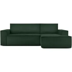 KONSIMO Ecksofa  Napi ¦ grün ¦ Maße (cm): B: 262 H: 88