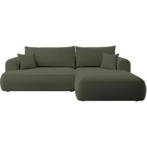 Selsey Ecksofa mit Schlaffunktion Ovo ¦ grün ¦ Maße (cm): B: 260 H: 93