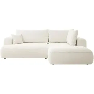 Selsey Ecksofa mit Schlaffunktion Ovo ¦ creme ¦ Maße (cm): B: 262 H: 95