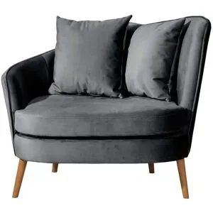 Max Winzer Sessel  Miranda ¦ grau ¦ Maße (cm): B: 106 H: 88