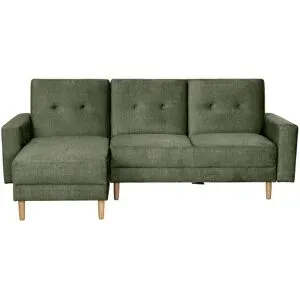 Max Winzer Ecksofa mit Hocker Just Cool ¦ grün ¦ Maße (cm): B: 230 H: 92