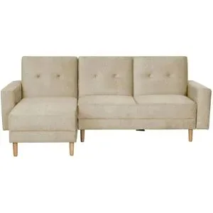 Max Winzer Ecksofa mit Hocker Just Cool ¦ beige ¦ Maße (cm): B: 230 H: 92