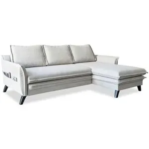 Miuform Ecksofa mit Schlaffunktion Charming Charlie ¦ beige ¦ Maße (cm): B: 228