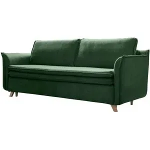Miuform Einzelsofa mit Schlaffunktion Charming Charlie ¦ grün ¦ Maße (cm): B: