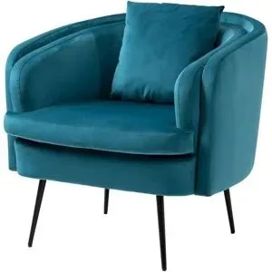 Höffner Sessel  Duke ¦ blau ¦ Maße (cm): B: 81 H: 76