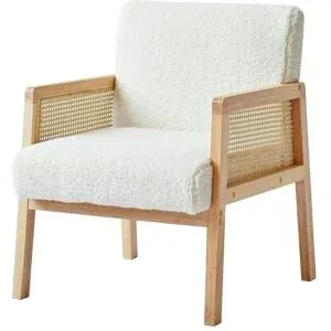 Höffner Sessel  Borgo ¦ weiß ¦ Maße (cm): B: 60 H: 76