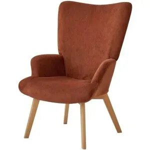 Höffner Sessel  Malmo ¦ rot ¦ Maße (cm): B: 64 H: 100