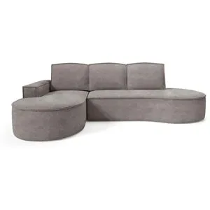 Höffner Ecksofa  Flow ¦ grau ¦ Maße (cm): B: 277 H: 88