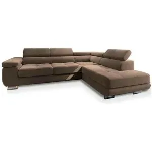 MASSENO Ecksofa mit Schlaffunktion Selva ¦ beige ¦ Maße (cm): B: 277 H: 90