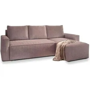 MASSENO Ecksofa mit Schlaffunktion Potaro ¦ lila/violett ¦ Maße (cm): B: 230 H: