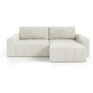 Höffner Ecksofa mit Schlaffunktion Fano ¦ beige ¦ Maße (cm): B: 252 H: 70