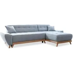 Miuform Ecksofa mit Schlaffunktion Dazzling Daisy ¦ blau ¦ Maße (cm): B: 260 H: