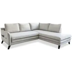 Miuform Ecksofa mit Schlaffunktion Charming Charlie ¦ beige ¦ Maße (cm): B: 234