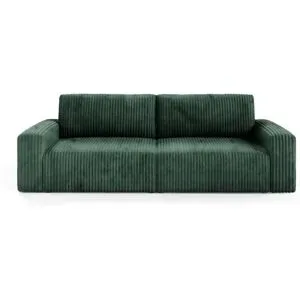 Höffner Einzelsofa mit Schlaffunktion Fano ¦ grün ¦ Maße (cm): B: 252 H: 79