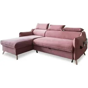 Miuform Ecksofa mit Schlaffunktion Sweet Harmony ¦ rosa/pink ¦ Maße (cm): B: 228