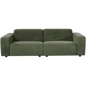 uno Einzelsofa aus Cord Sani ¦ grün ¦ Maße (cm): B: 243 H: 72 T: 105.0