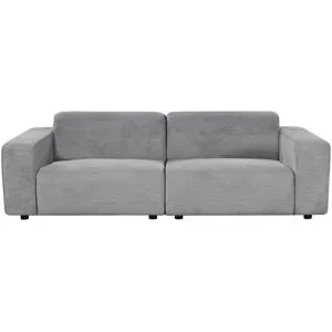 uno Einzelsofa aus Cord Sani ¦ grau ¦ Maße (cm): B: 243 H: 72 T: 105.0