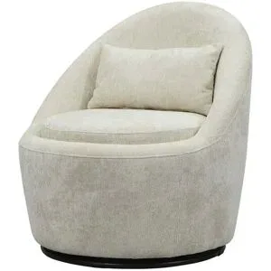 uno Drehsessel  Ash ¦ creme ¦ Maße (cm): B: 72 H: 80 T: 83.0