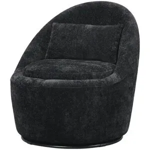 uno Drehsessel  Ash ¦ schwarz ¦ Maße (cm): B: 72 H: 80 T: 83.0