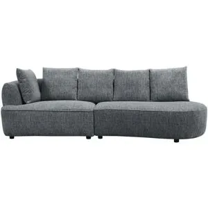 uno Einzelsofa  Haku ¦ grau ¦ Maße (cm): B: 260 H: 70 T: 101.0