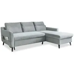 Miuform Ecksofa mit Schlaffunktion Stylish Stan ¦ blau ¦ Maße (cm): B: 224 H: 90