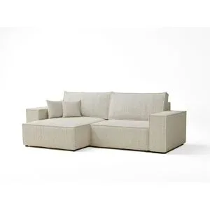 maison de rêve Ecksofa   ¦ creme ¦ Maße (cm): B: 255 H: 70