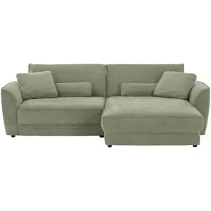 Lounge Collection Ecksofa  Erion ¦ grün ¦ Maße (cm): B: 264 H: 83 T: 180.0