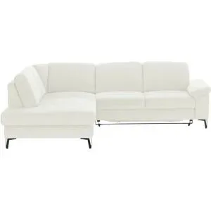 Höffner Ecksofa  Coco ¦ weiß ¦ Maße (cm): B: 283 H: 89 T: 210.0