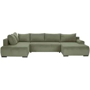 smart Wohnlandschaft  Nelly ¦ grün ¦ Maße (cm): B: 345 H: 85 T: 202.0