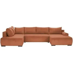 smart Wohnlandschaft  Nelly ¦ braun ¦ Maße (cm): B: 345 H: 85 T: 202.0