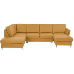 meinSofa Wohnlandschaft  Veit ¦ gelb ¦ Maße (cm): B: 305 H: 90 T: 204.0