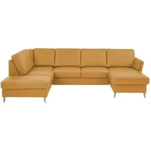 meinSofa Wohnlandschaft  Veit ¦ gelb ¦ Maße (cm): B: 305 H: 90 T: 200.0
