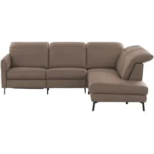 Wohnwert Ecksofa  Monja ¦ braun ¦ Maße (cm): B: 279 H: 105 T: 220.0