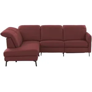 Wohnwert Ecksofa  Monja ¦ rot ¦ Maße (cm): B: 279 H: 105 T: 220.0