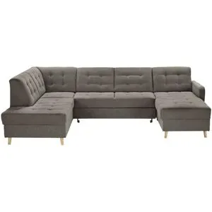 Höffner Wohnlandschaft  Venus ¦ braun ¦ Maße (cm): B: 299 H: 88 T: 195.0