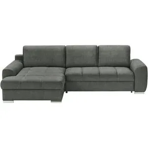 Bobb Ecksofa mit Schlaffunktion Soumia ¦ grau ¦ Maße (cm): B: 283 H: 90 T: 181.0