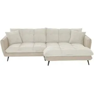 Bobb Ecksofa  Arianna XL ¦ beige ¦ Maße (cm): B: 275 H: 90 T: 196.0