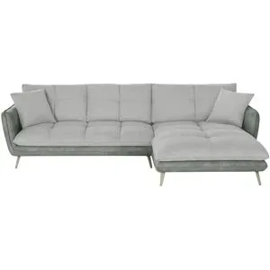 Bobb Ecksofa  Arianna ¦ grau ¦ Maße (cm): B: 300 H: 90 T: 196.0