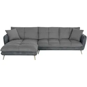 Bobb Ecksofa  Arianna ¦ schwarz ¦ Maße (cm): B: 300 H: 90 T: 196.0