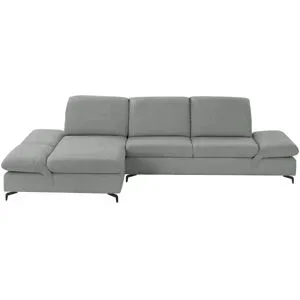 W.SCHILLIG Ecksofa  Saraa ¦ grau ¦ Maße (cm): B: 314 H: 84 T: 198.0