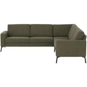 Wohnwert Ecksofa  Meira ¦ grün ¦ Maße (cm): B: 269 H: 88 T: 249.0
