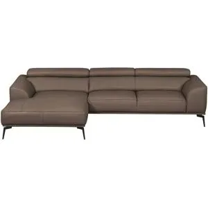 Ravensberger Werkstätten Ecksofa  Atlanta ¦ braun ¦ Maße (cm): B: 283 H: 92 T: