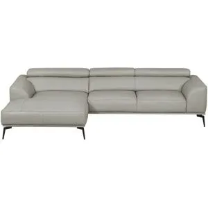 Ravensberger Werkstätten Ecksofa  Atlanta ¦ grau ¦ Maße (cm): B: 283 H: 92 T: